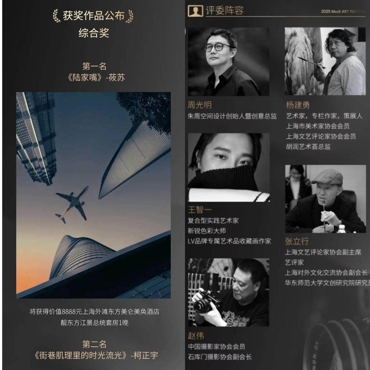 左為遞補為第一名的《陸家嘴》，右為比賽評審名單。（圖／翻攝封面新聞）