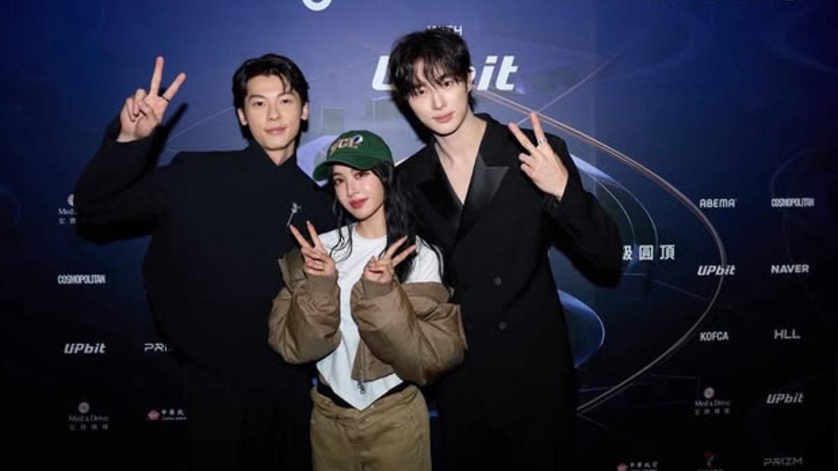 蔡依林與許光漢、韓星邊佑錫2大男神合照。（圖／翻攝自「@byeonwooseok」IG）