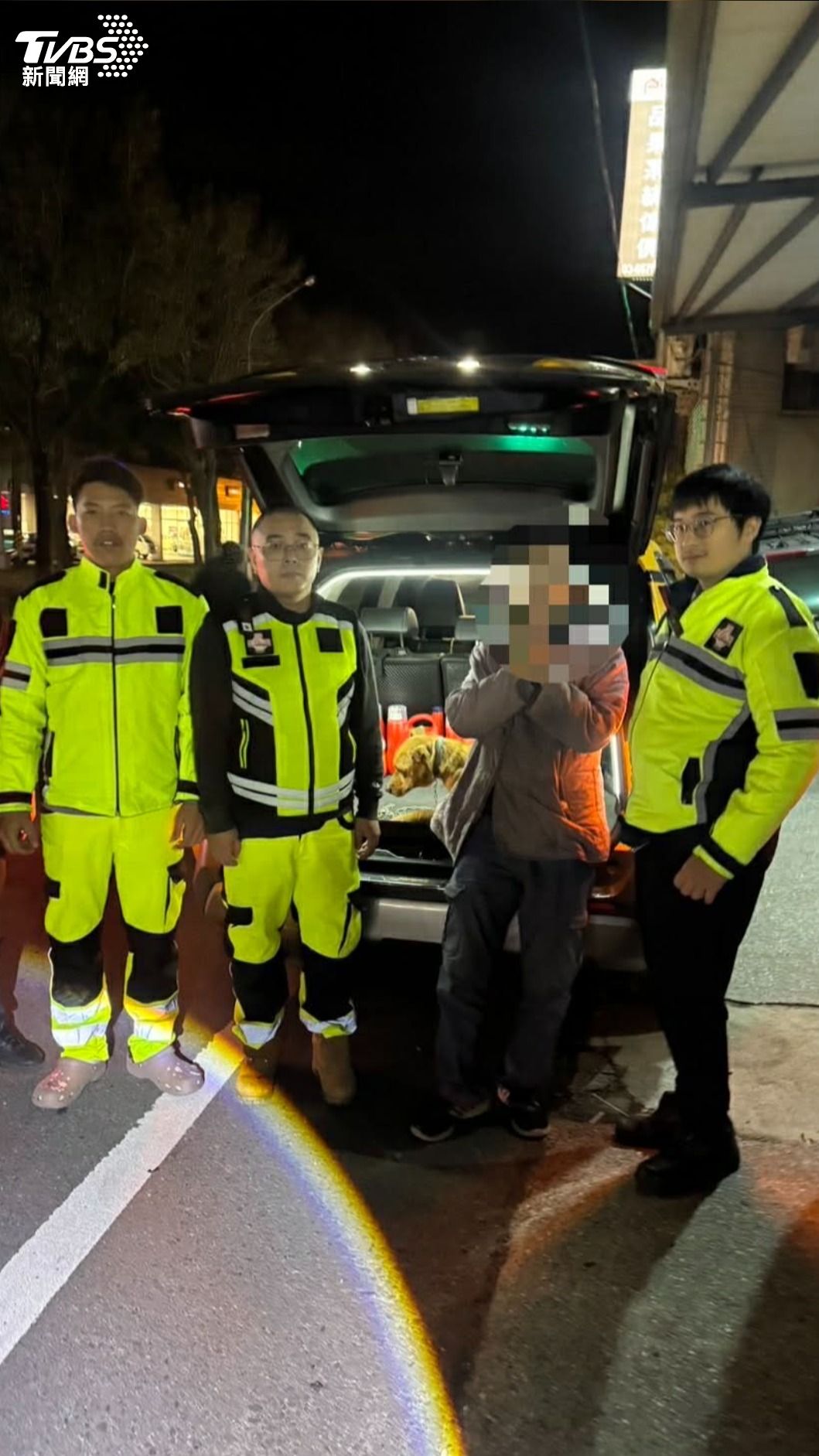 驚見麻布袋裝活物!男騎士連遭攔查2次,掃晶片結局神反轉。(圖/新竹珍愛協會提供)
