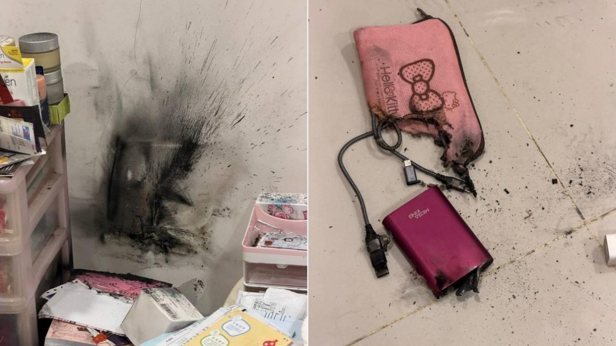 行動電源「沒在充電」突爆炸險燒全家 網驚:是台灣製的