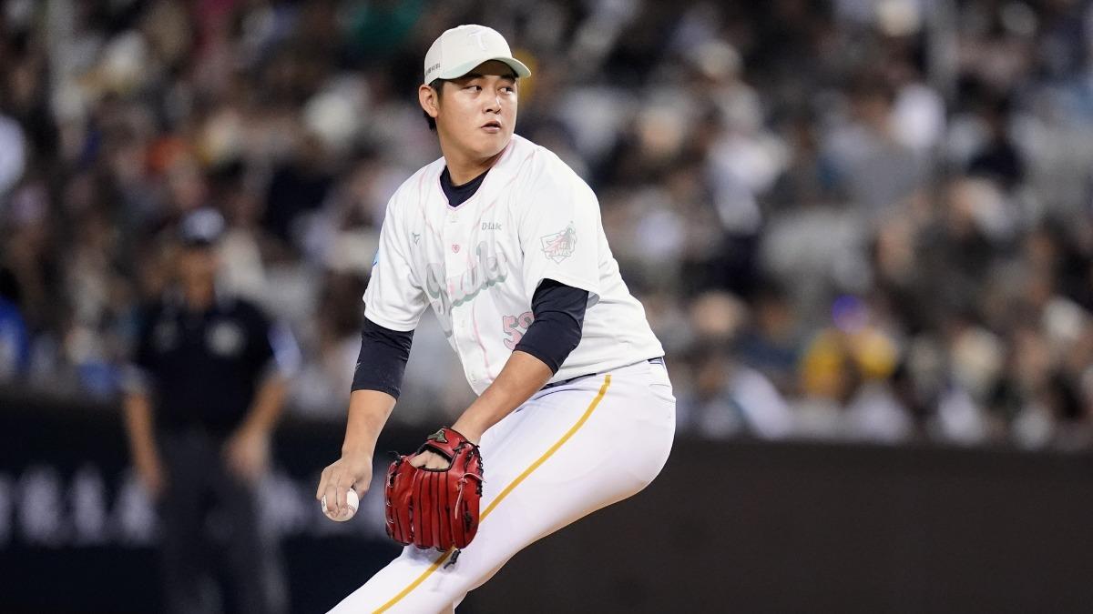 台鋼雄鷹韋宏亮收到中華隊徵詢。（圖／台鋼雄鷹提供）