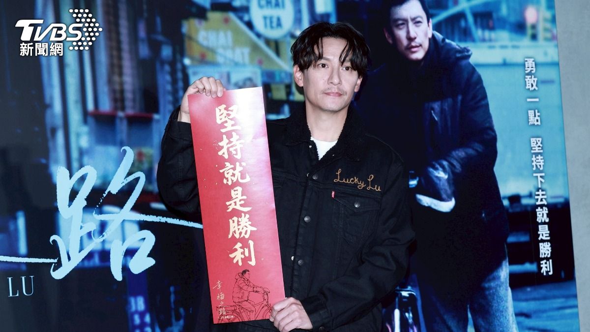 張震在《幸福之路》中飾演外送員,平凡小人物讓他演得格外過癮。(圖/趙世平攝)