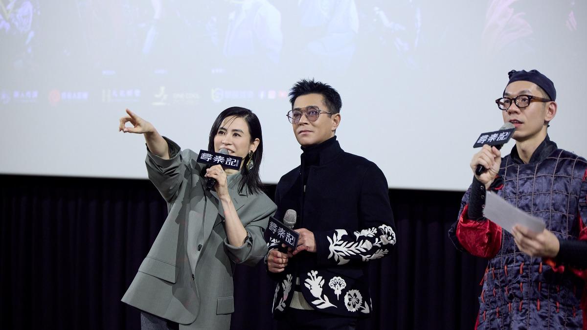宣萱、古天樂出席的六場影人見面會場場秒殺。(圖/華映提供)