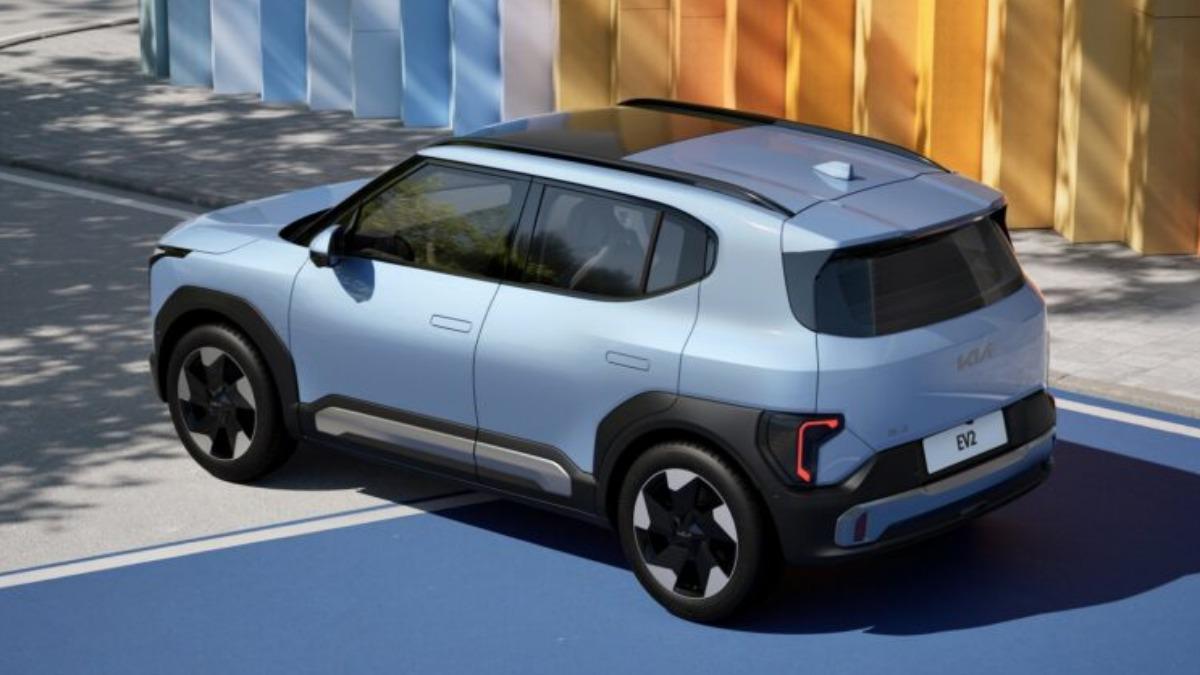 EV2採單馬達前驅配置,有42.2kWh、61kWh兩種電池容量。(圖/Kia提供)