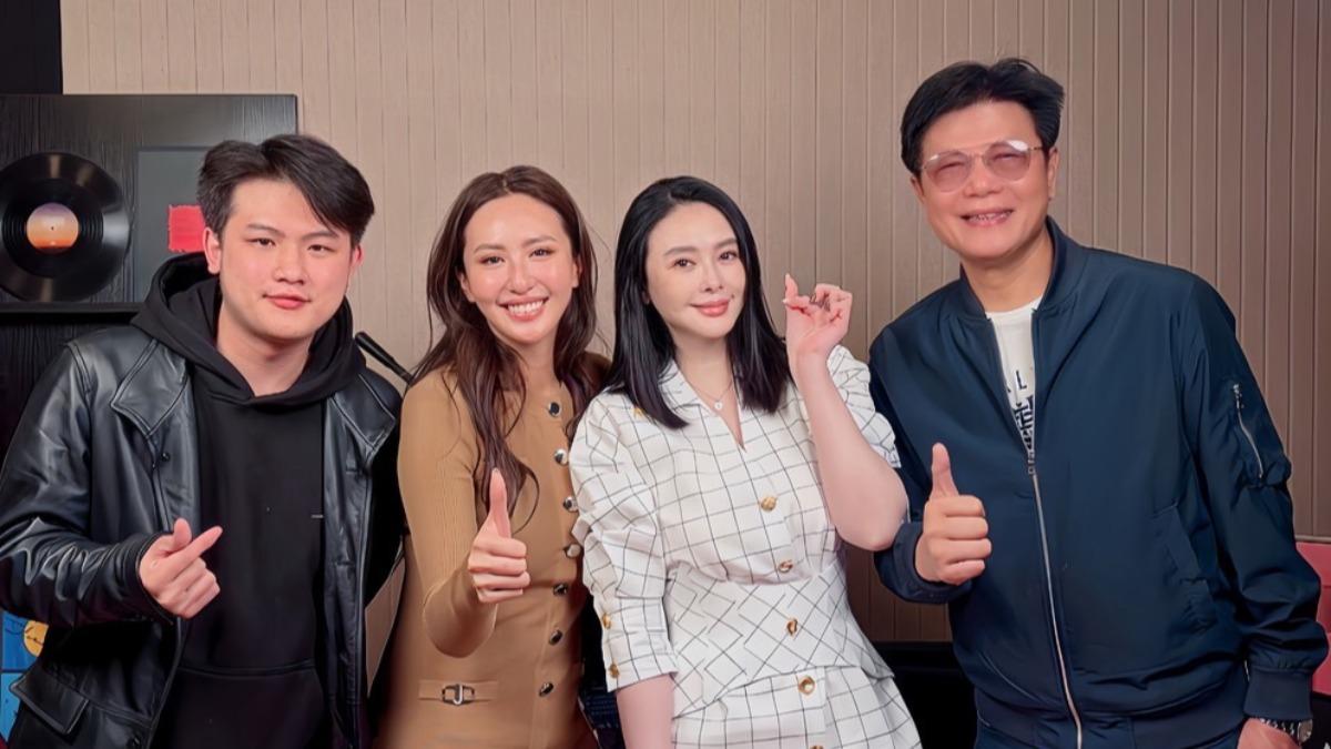 薔薔(左二)挖掘蕭淑慎(右二)辛辣婚姻。(圖/梁軒安提供)