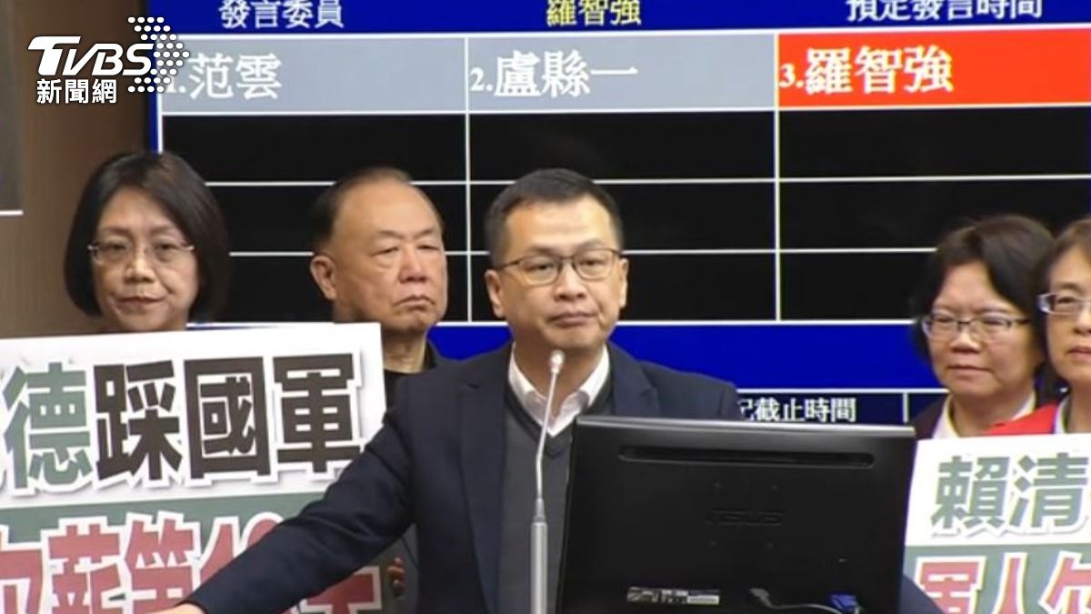 國民黨立院黨團書記長羅智強。(圖/TVBS)