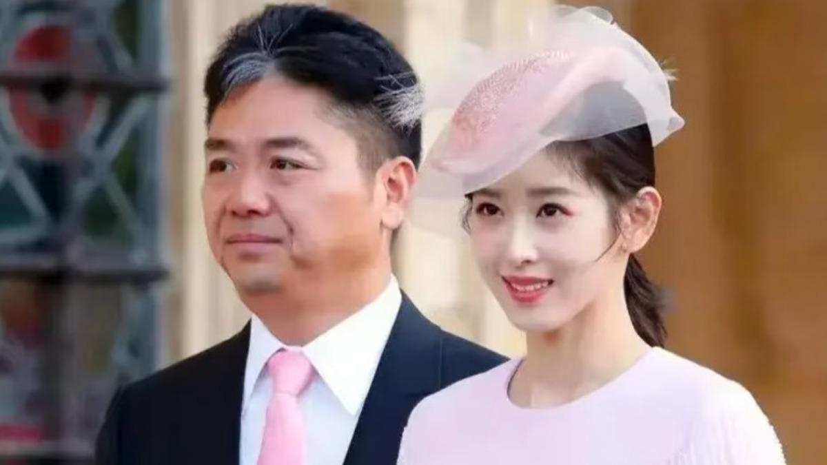 章澤天嫁給比自己大20歲的劉強東。(圖/翻攝自小紅書)