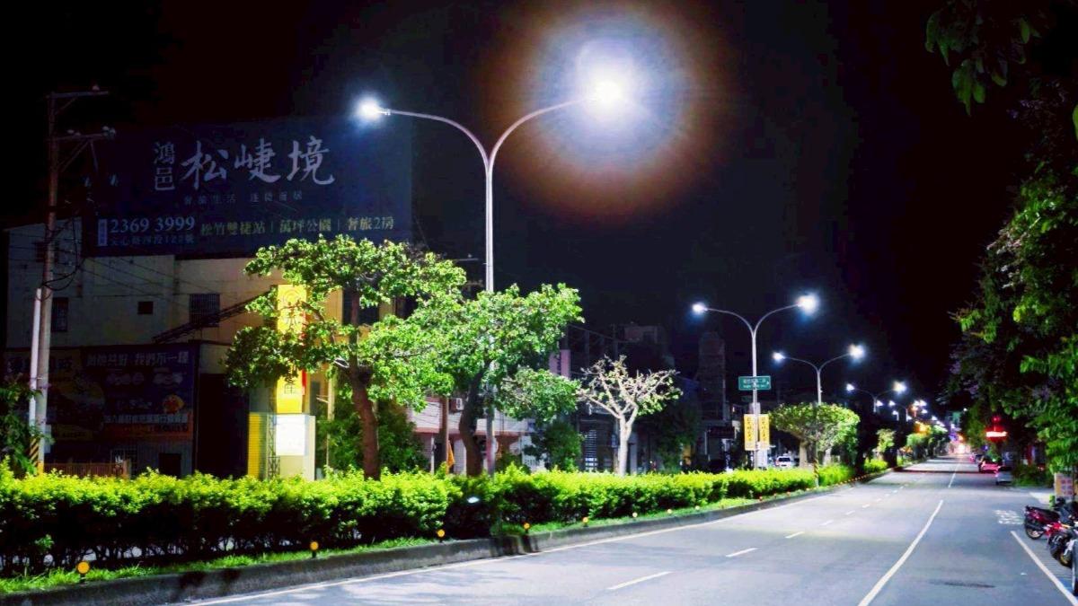 台中市路燈全面LED化 1年減少電費約1.3億
