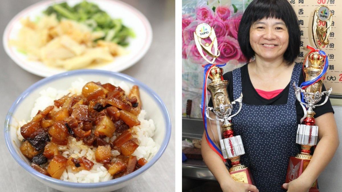 燉煮的滷肉釋出的膠質滑嫩潤口。(圖/翻攝自臺北市市場處機關入口榜)