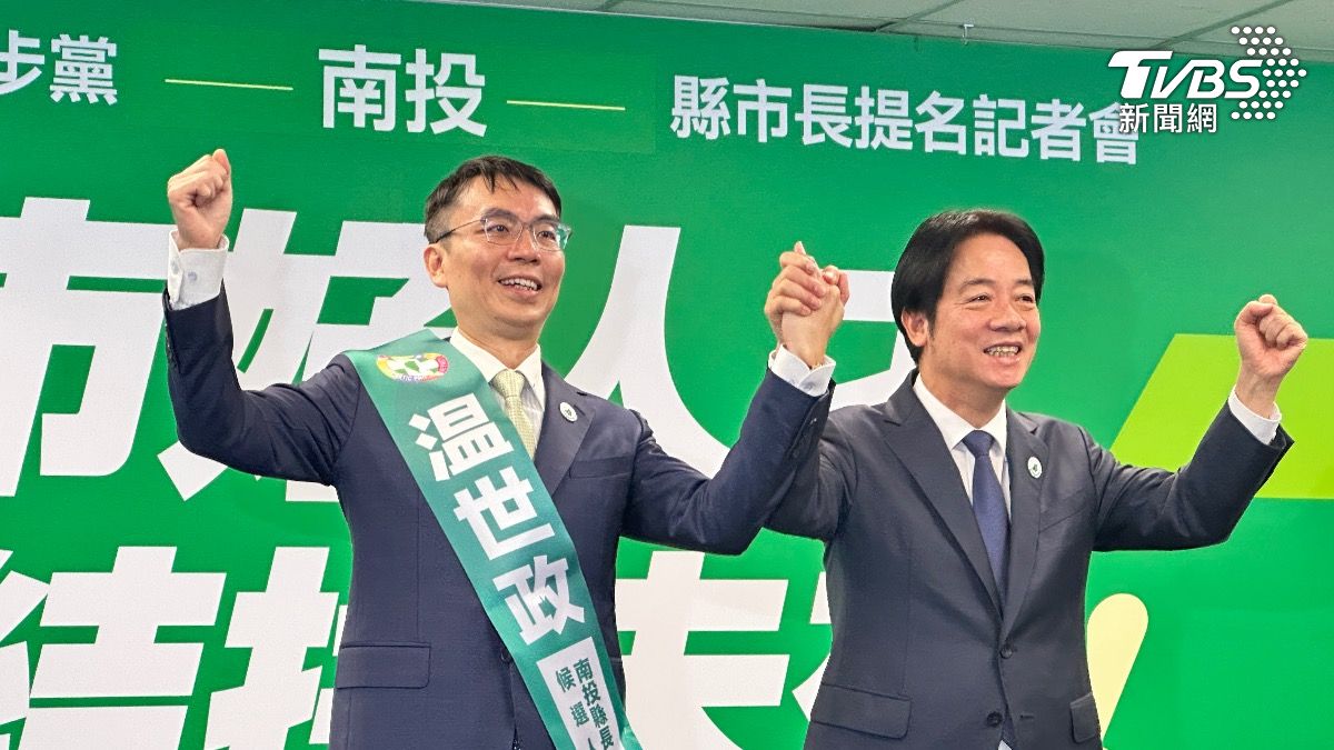牙醫劉寶傑來了!温世政戰南投 賴清德坦言:對打許淑華很難