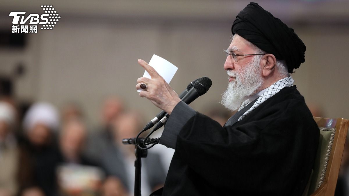 伊朗最高領袖哈米尼。（圖／Office of the Iranian Supreme Leader via AP）