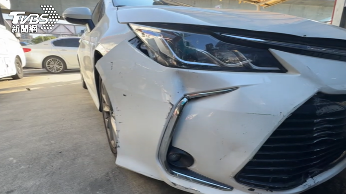 詐騙車手租車面交贓款,業者初估修車費加上營業損失超過十萬,擔心求償無門。 (圖/TVBS)