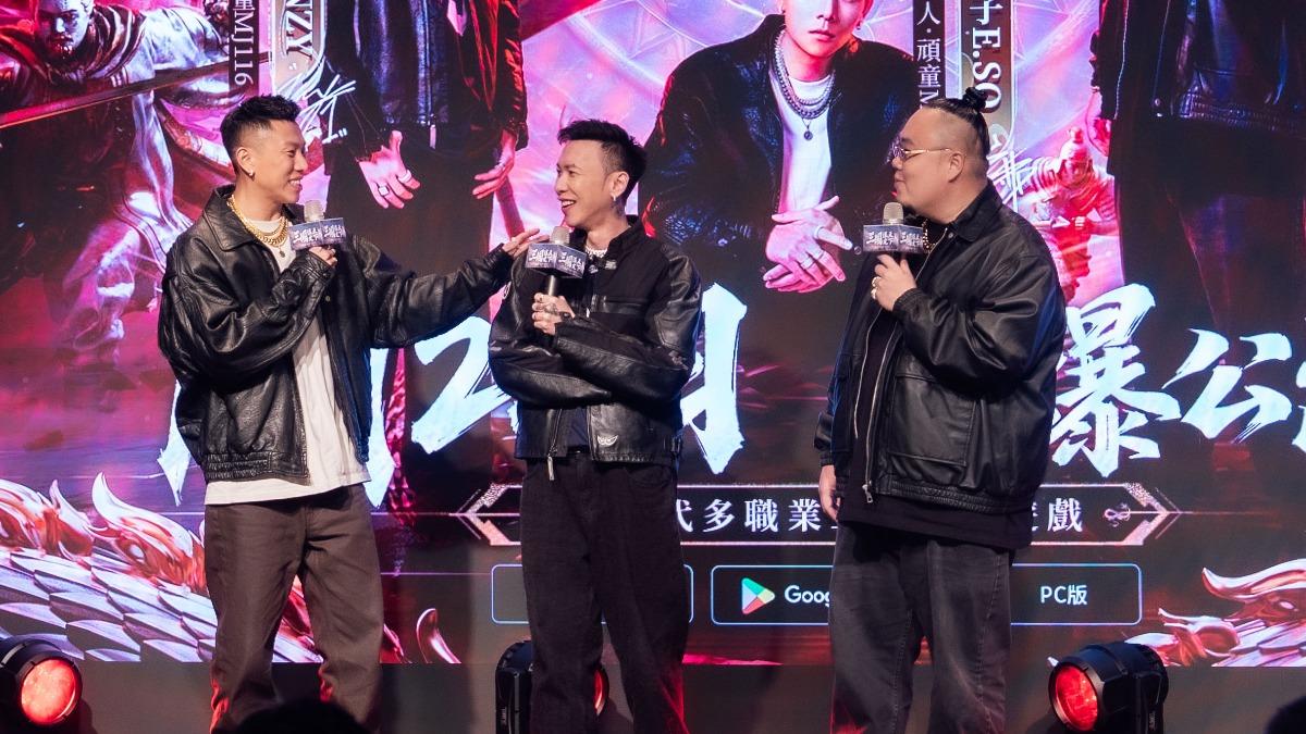 瘦子(左起)、小春和大淵分享拍攝代言的趣事。(圖/易亨提供)