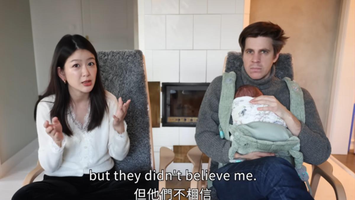 查理說自己羊水破掉,醫護人員卻不相信。(圖/翻攝自I'm Jonas YT頻道)