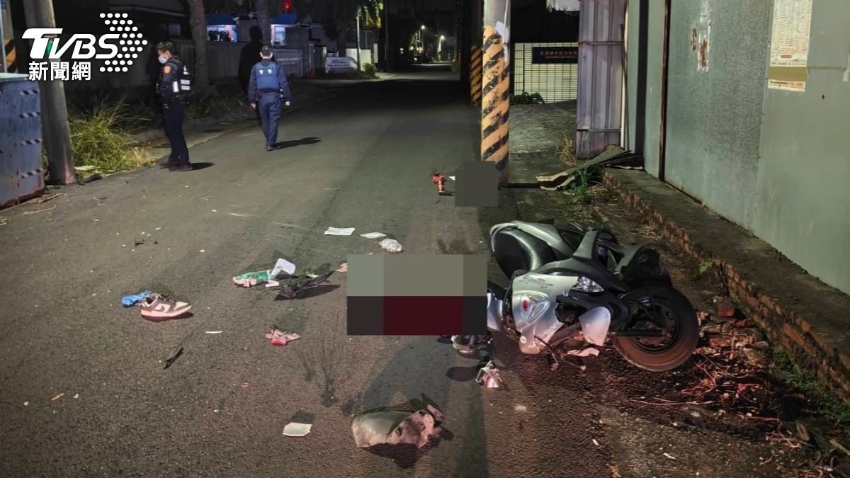 台南28歲男騎士猛撞電桿 「沒戴安全帽」爆頭噴血亡