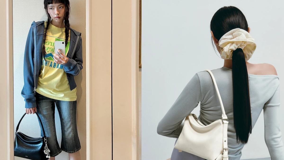 Bella Hadid再引小眾包潮流!「這品牌」黑色腋下包 皮革帆布兩用超百搭