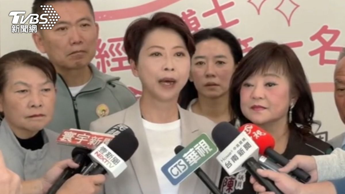 民進黨台南市長初選民調，立委陳亭妃勝出。（圖／TVBS）