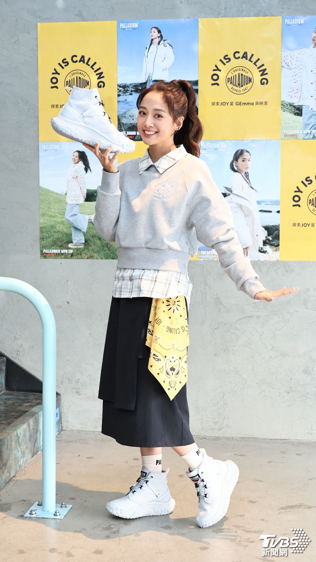 鬼鬼出席代言活動。（圖／張哲鳴攝）