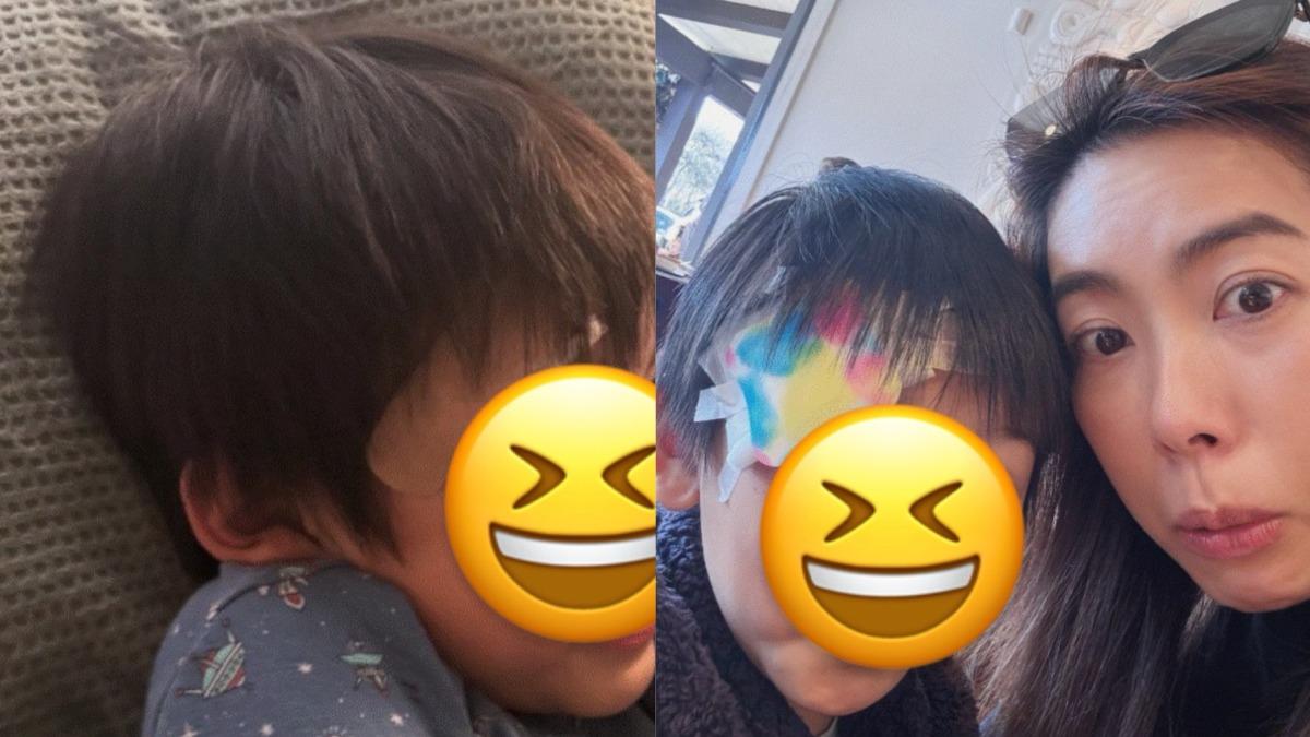林可彤透露了對小兒子Aston的擔憂,直言:「真的不能讓他變成8+9,我怕他會做大事」。(圖/翻攝自Instagram/missmisshope)