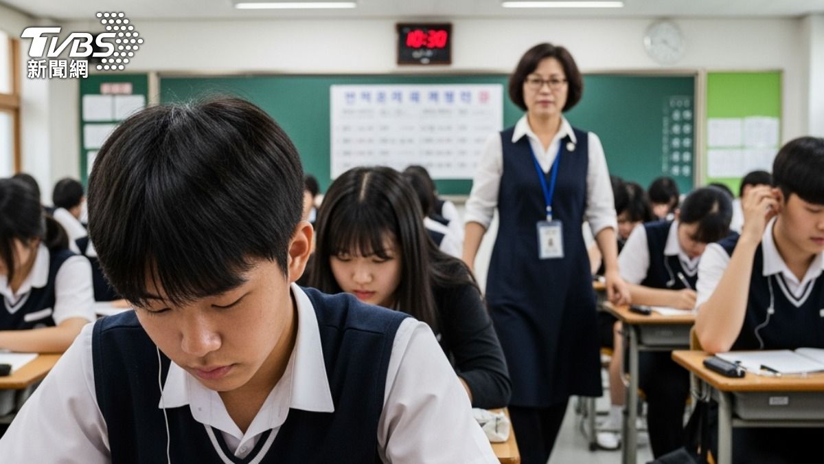 南韓一所高中家長為了小孩的成績聯合老師多次偷考卷遭判重判必須入獄。（示意圖片／Shutterstock達志影像）
