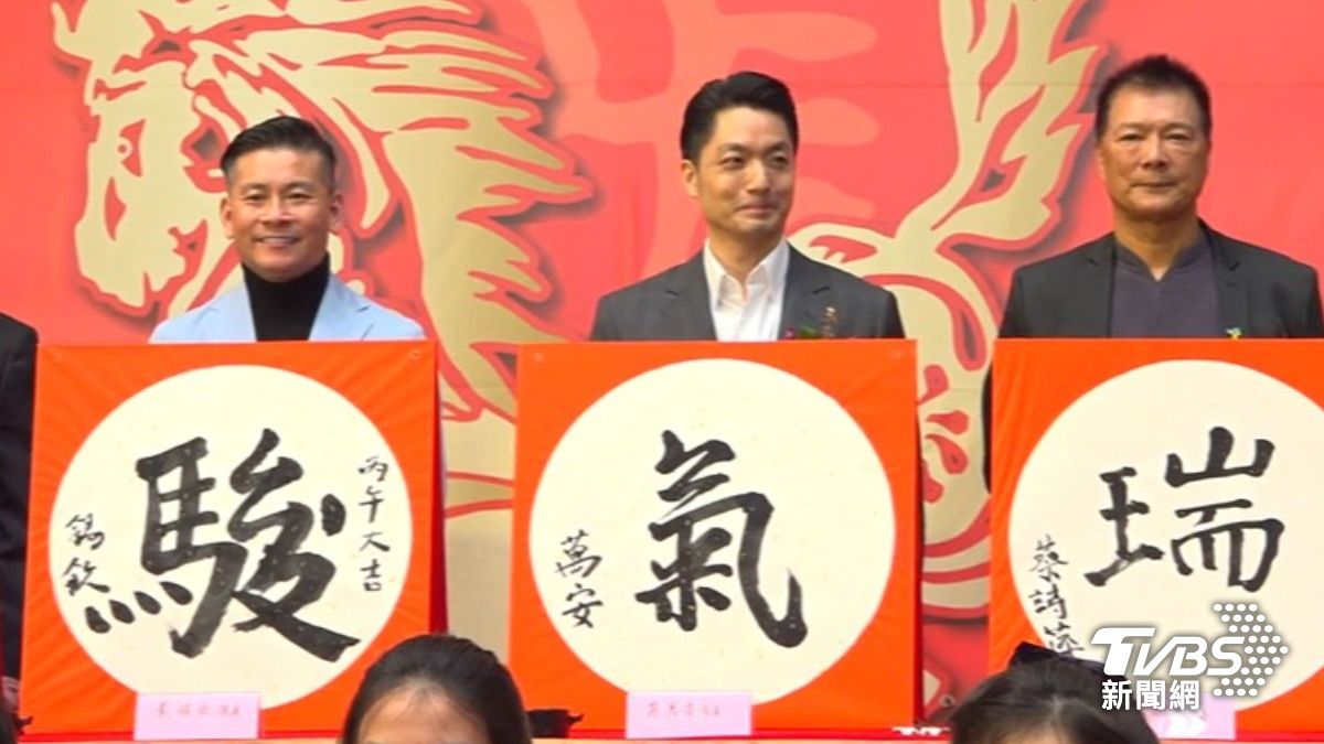 蔣萬安和戴錫欽和蔡詩萍（圖／TVBS資料畫面）