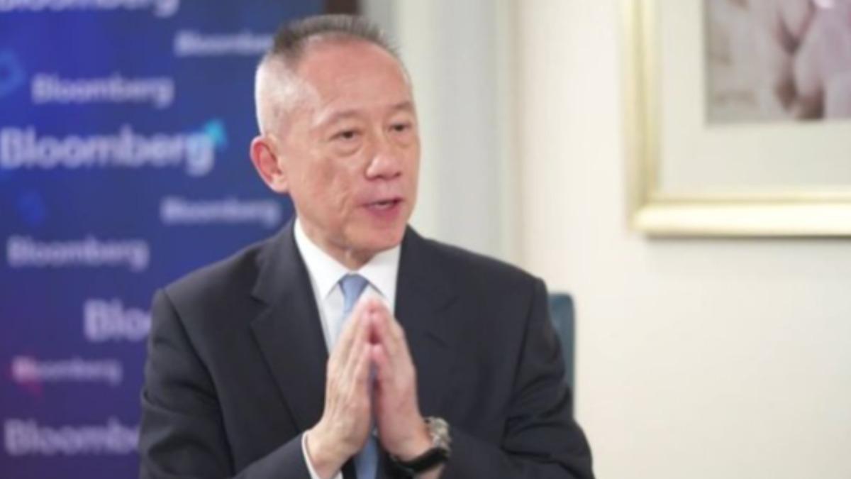 台積電財務長(CFO)黃仁昭。(圖/翻攝自彭博)