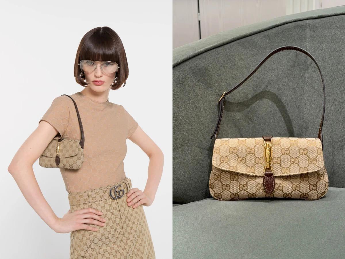 新款小皮具設計向 Gucci Jackie 1961 系列手袋致敬。（圖／翻攝自Gucci官網、女人我最大提供）