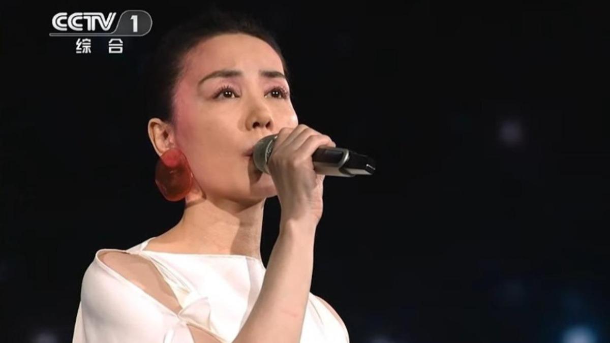 王菲神隱多年。(圖/翻攝自央視)
