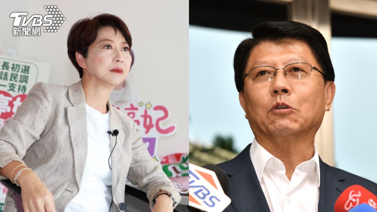 TVBS民調/台南市長「妃龍」大戰 陳亭妃53%輾壓謝龍介30%
