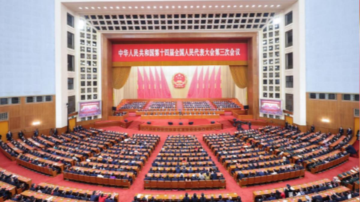 2026年3 月中國將召開「十四屆全國人大四次會議」。(圖/百度)