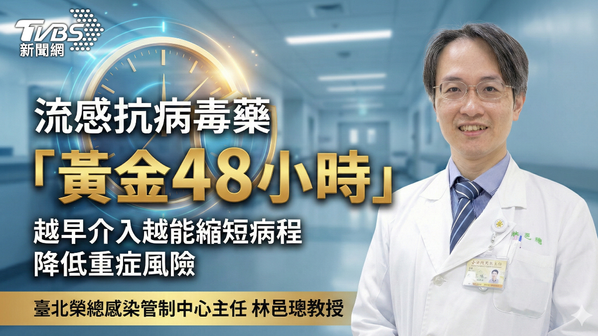 抗病毒藥「黃金48小時」別錯過!5種藥差在哪一次看懂!
