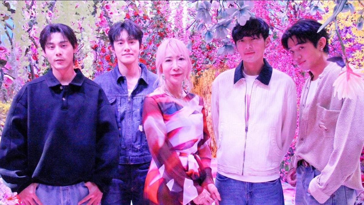 蜷川實花(中)讚台灣男生可愛。(圖/有意思國際傳媒提供)
