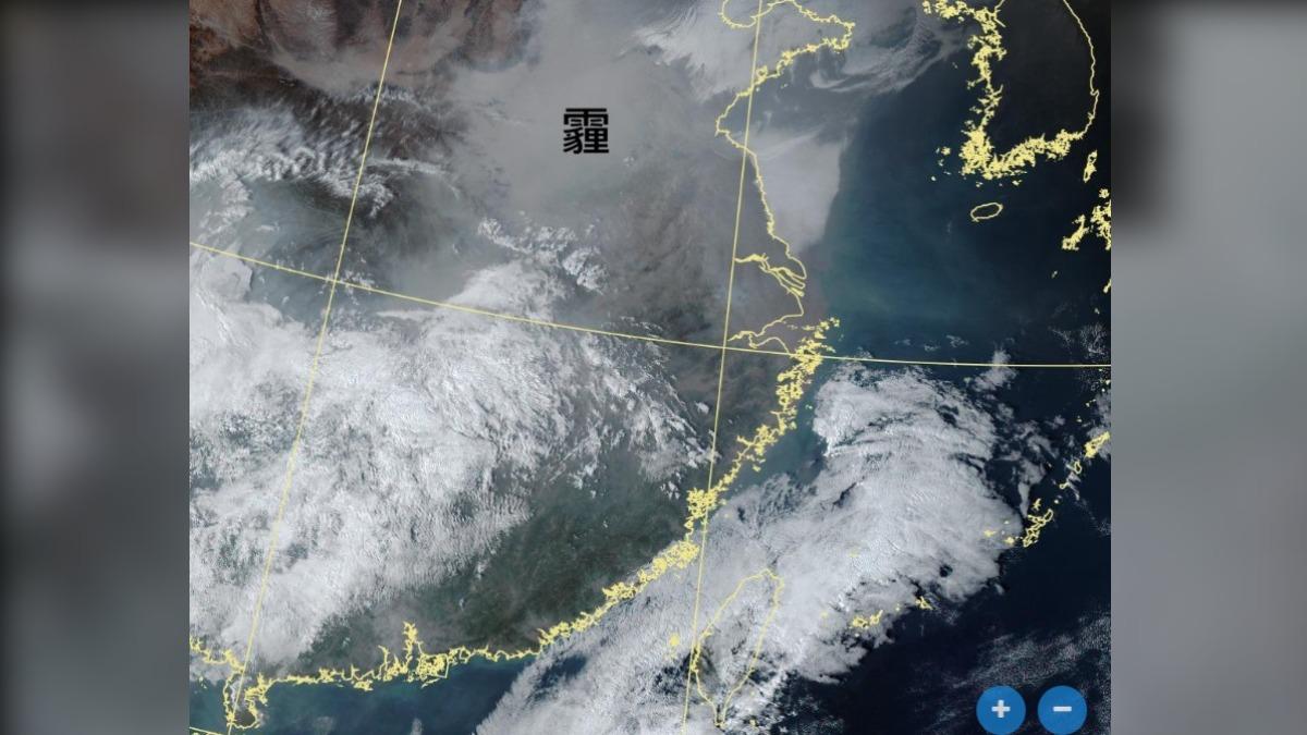 中國霾害注意!鄭明典曬1圖示警:下週「這天」恐隨北風來