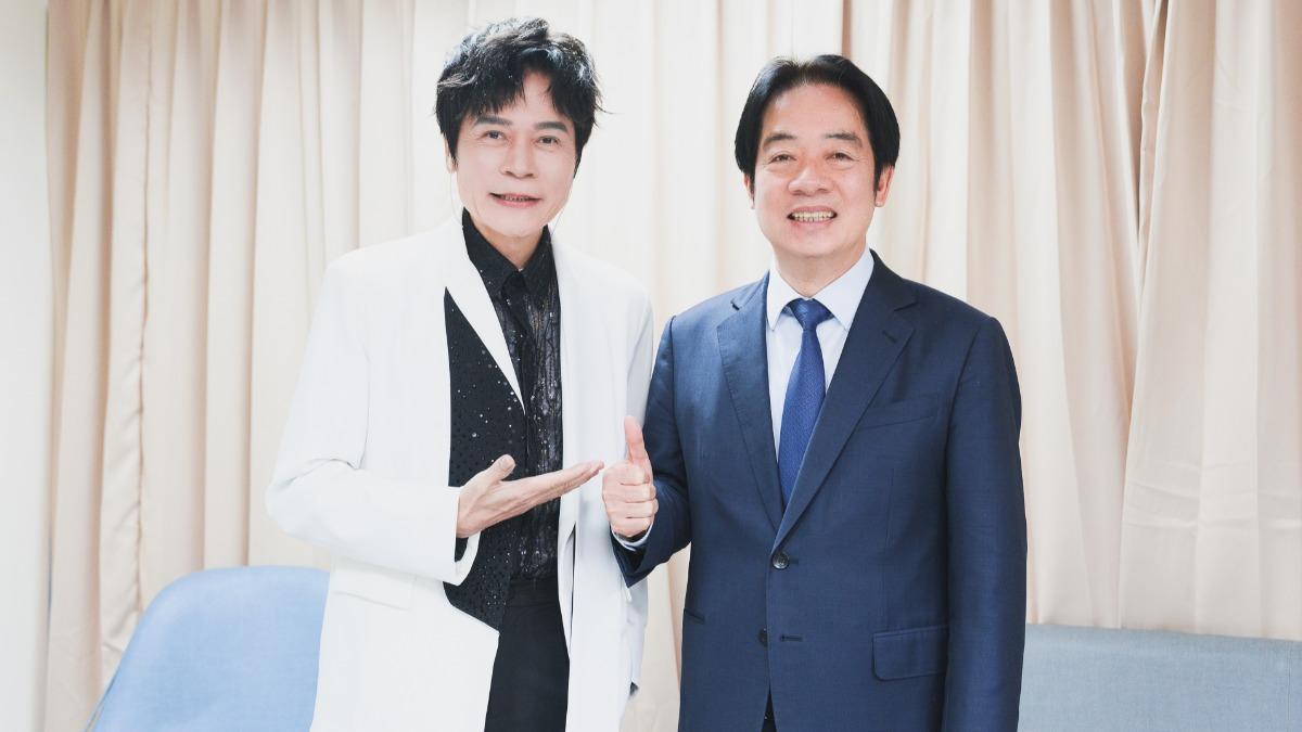 洪榮宏今在高流開唱，總統賴清德當起粉絲追星。（圖／阿爾發音樂提供）