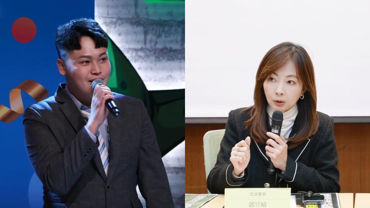 昔被中天主播林宸佑質疑賺紅錢 郭昱晴諷:迴力鏢打回去了
