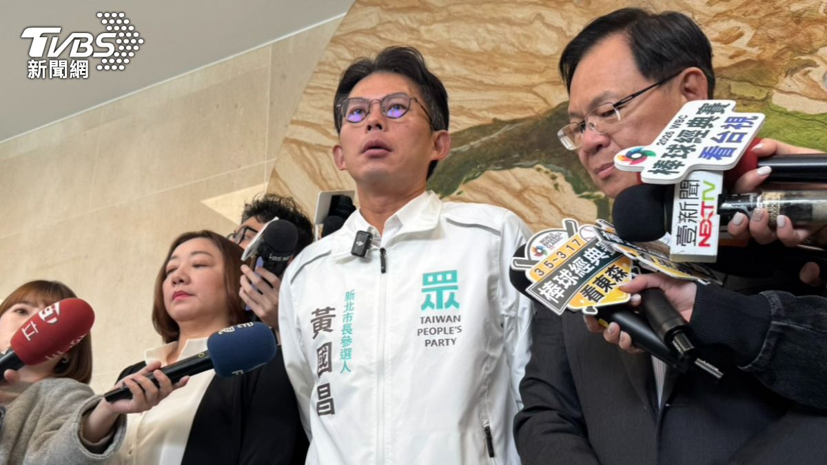 民眾黨主席黃國昌受訪。(圖/劉庭宇攝)