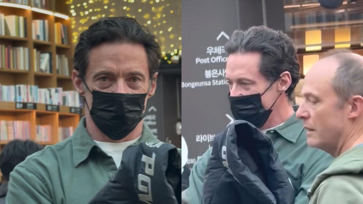 金鋼狼殺進首爾觀光區?休傑克曼疑合體超大咖男星 路人竟沒認出