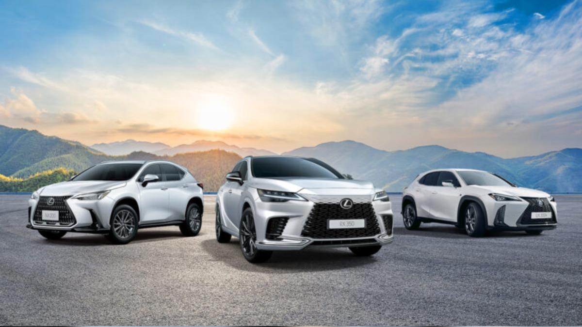 Lexus面對大環境走軟,仍於2025年繳出0.4%掛牌數成長。(圖/和泰汽車提供)