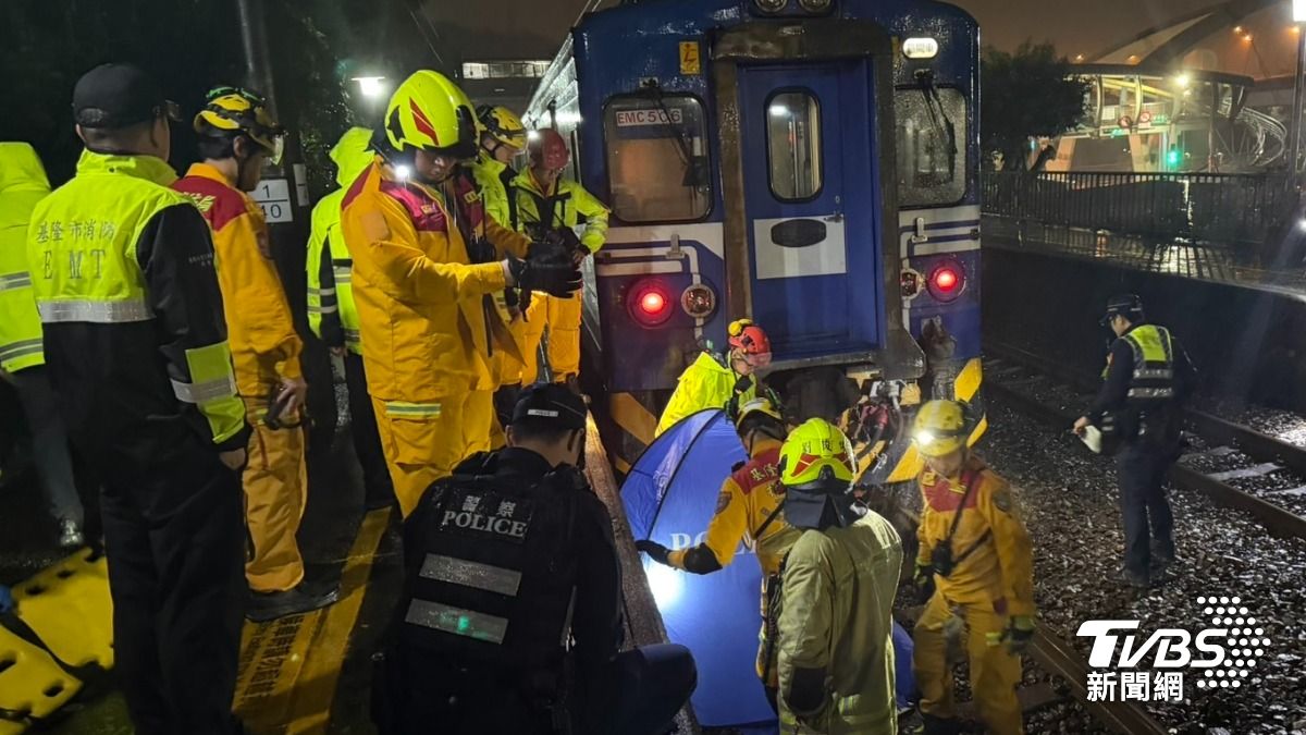 台鐵死傷事故 基隆男闖軌道被火車撞死「遺體卡車底」