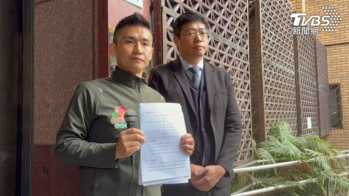 市議員擬參選人張銘祐、律師詹晉鑒。(圖/潘千詩攝)