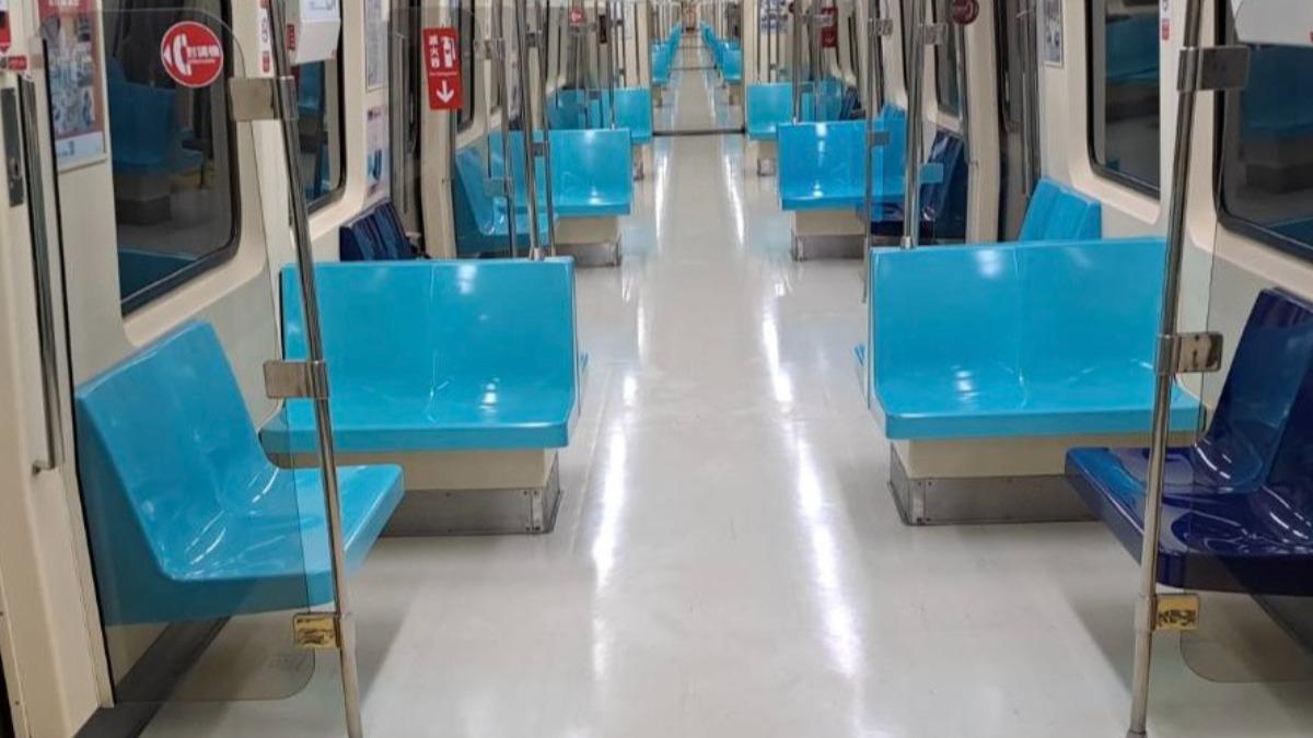 民眾搭乘捷運因坐姿問題,引起衝突。(圖/台北捷運官網)