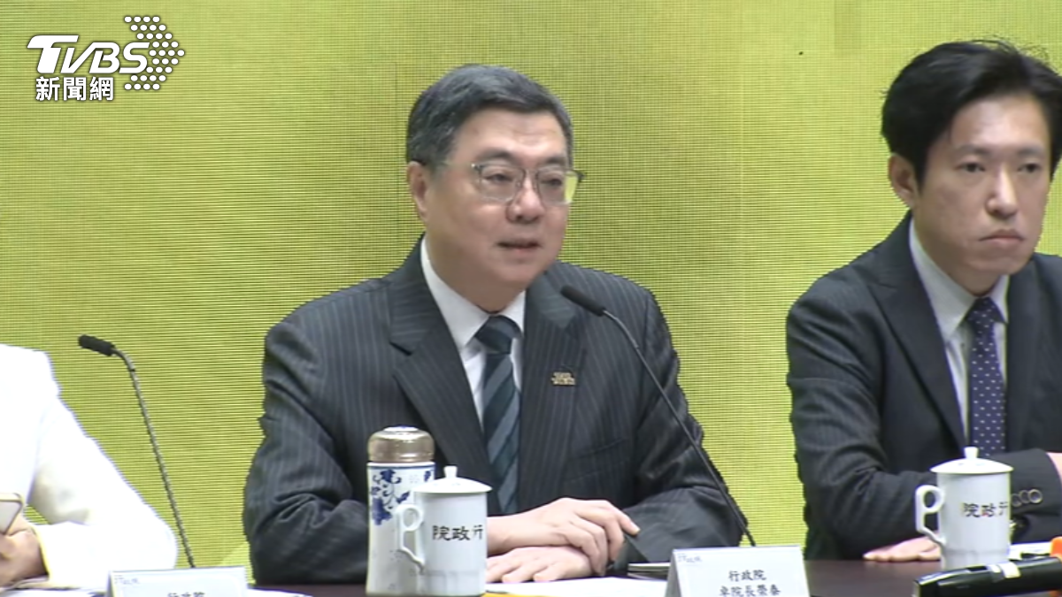 行政院長卓榮泰。（圖／TVBS）