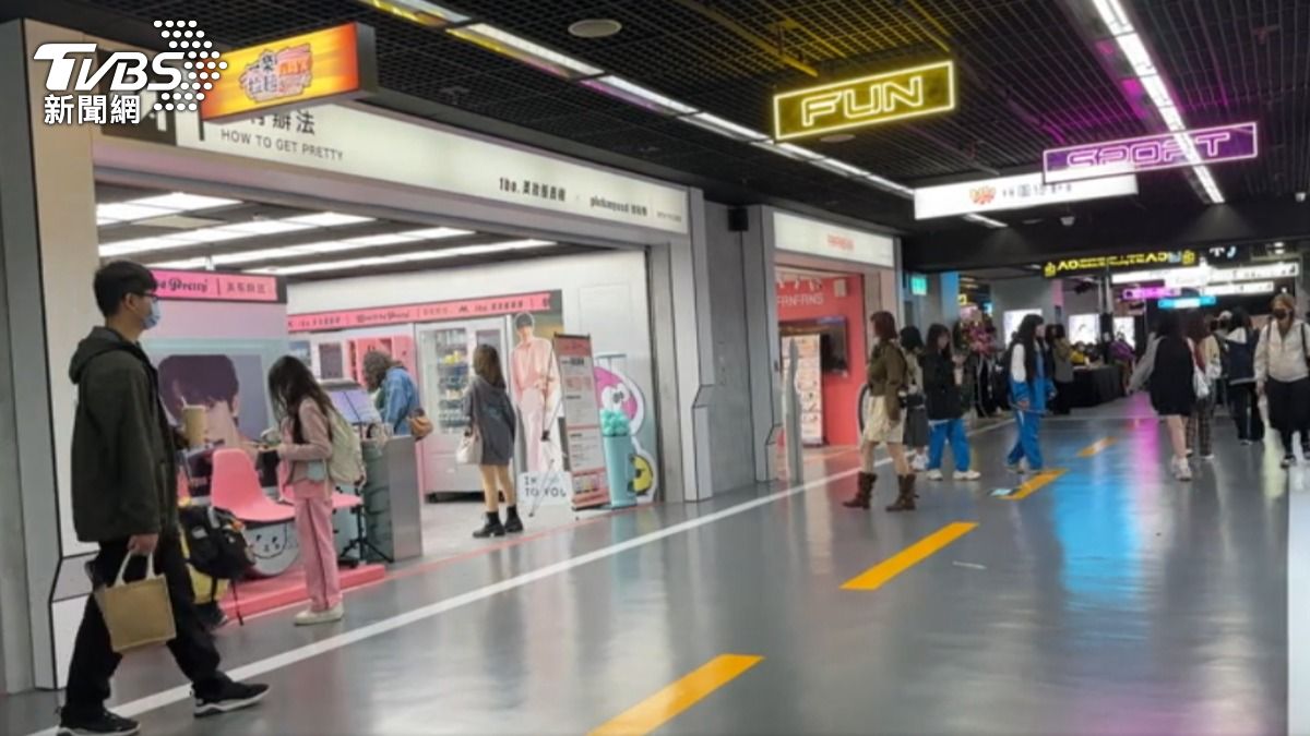 西門地下市正式開幕。(圖/TVBS)