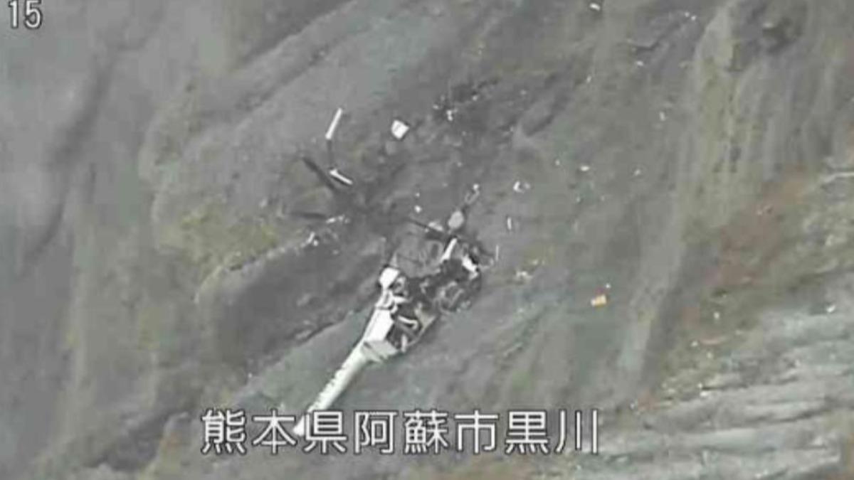 2台人生死未卜!日警證實「直升機掉在阿蘇火山口」 濃霧阻搜救
