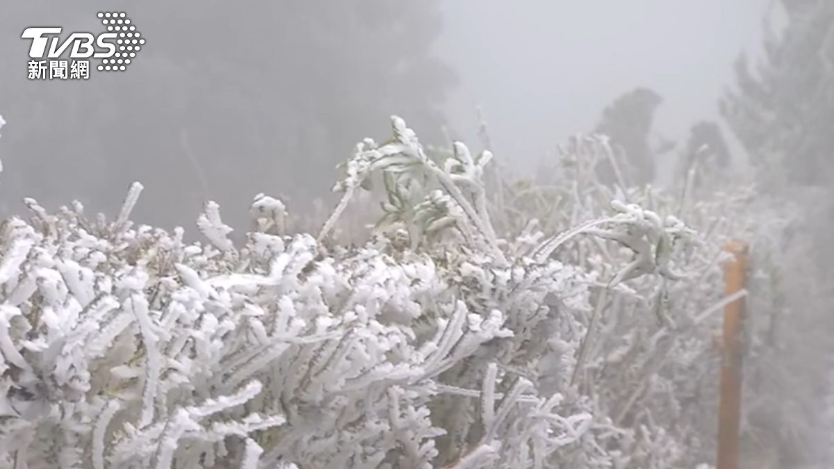 週四到週五高山有機會降雪。（圖／TVBS）