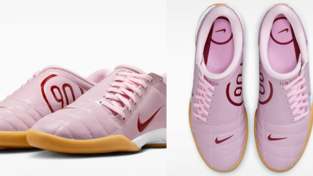 「Nike Total 90」注入滿滿Y2K復古元素。（圖／Nike官網）