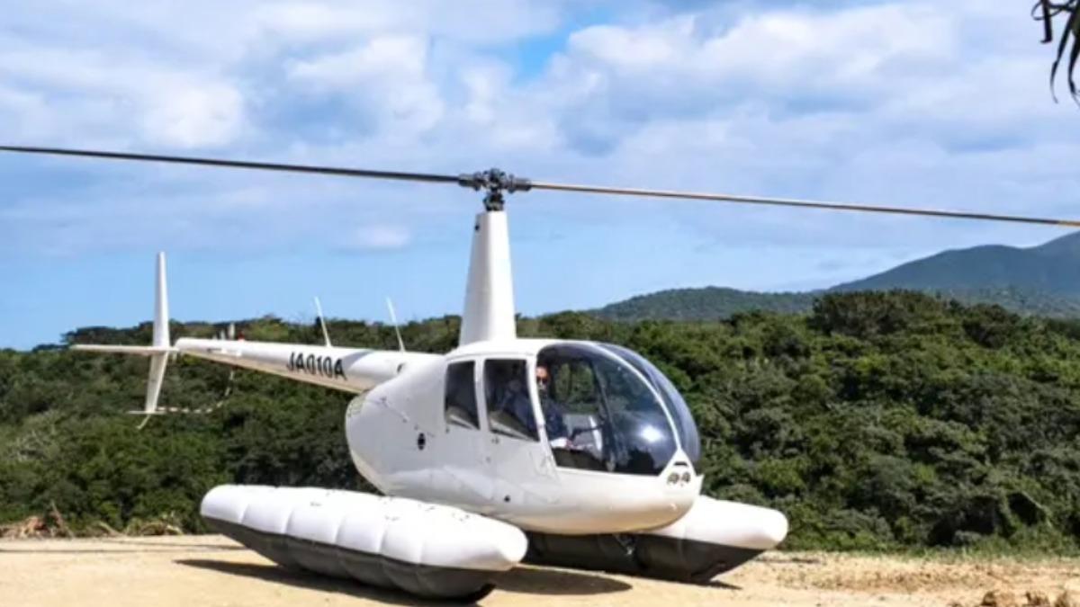 失聯直升機型號為「羅賓遜R44（Robinson R44）」。（圖／番社自「匠航空」官網）