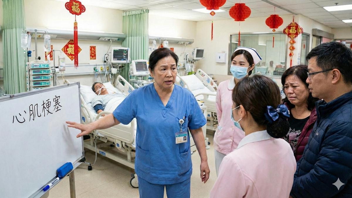 護理師強調，心肌梗塞其實早有預告。（示意圖／AI生成）