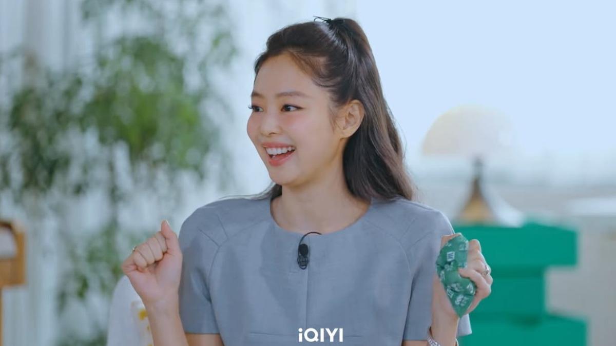 BLACKPINK的JENNIE作客《換乘戀愛4》。(圖/愛奇藝國際站提供)