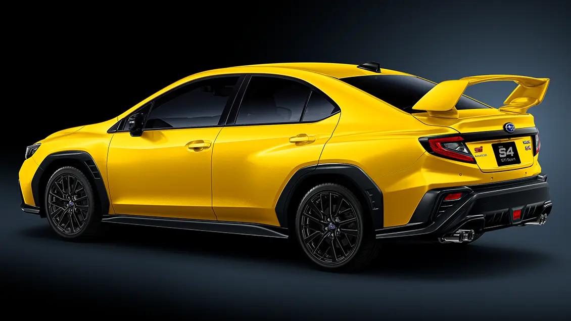 WRX S4 STI Sport R-Black Limited II能進一步選配大型擾流板。（圖／翻攝自Subaru官網）